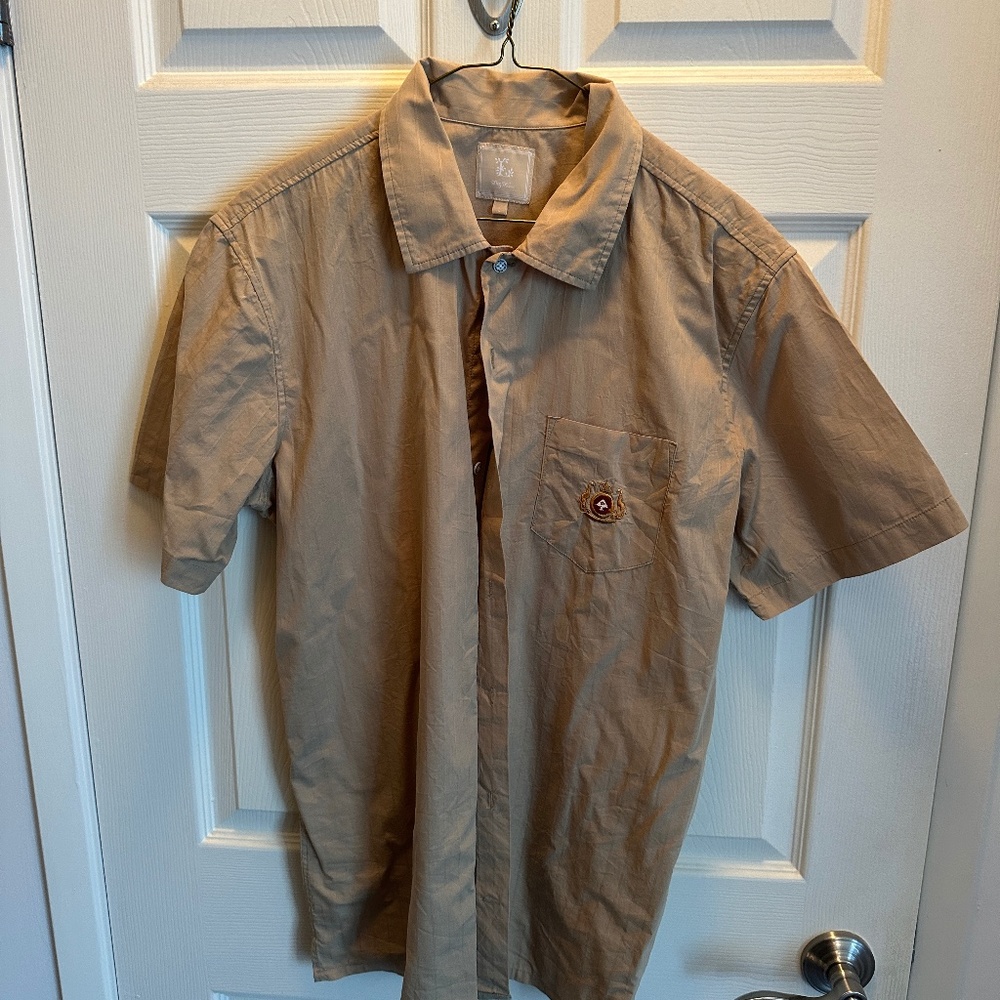 LRG vintage short sleeve button up - L
